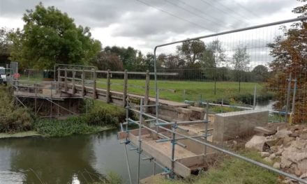 new bridge at Hudds Mill in Stamford