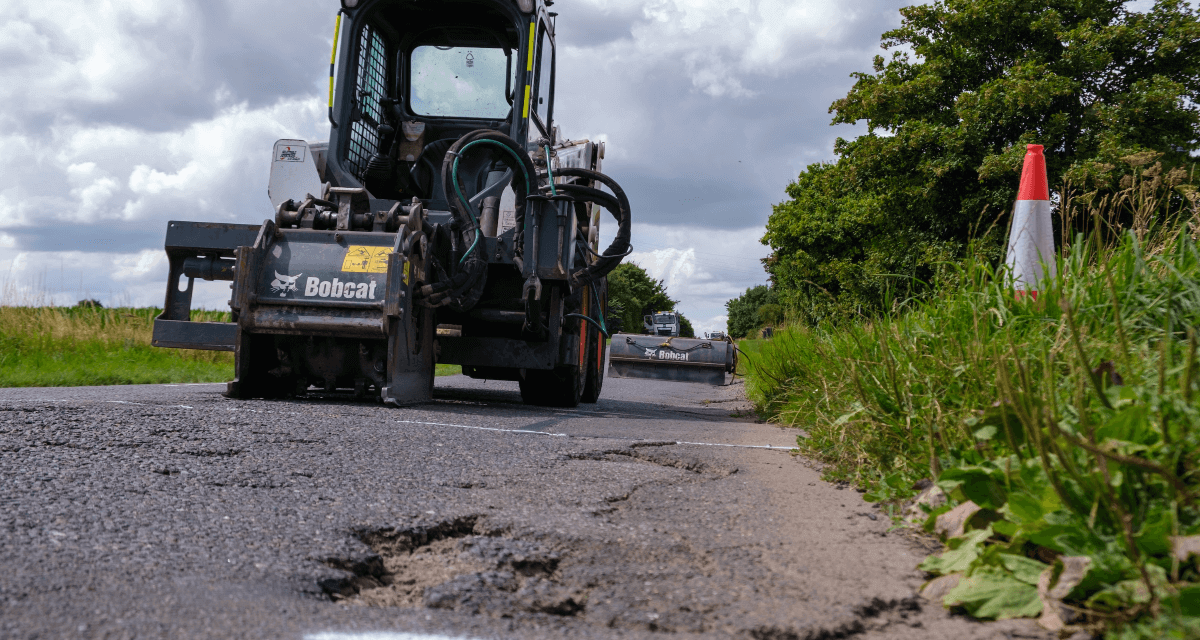 Almost 8000 potholes filled in a month! 