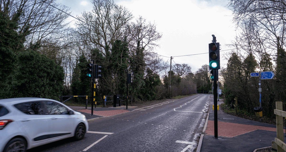 Skellingthorpe’s new pedestrian crossing open